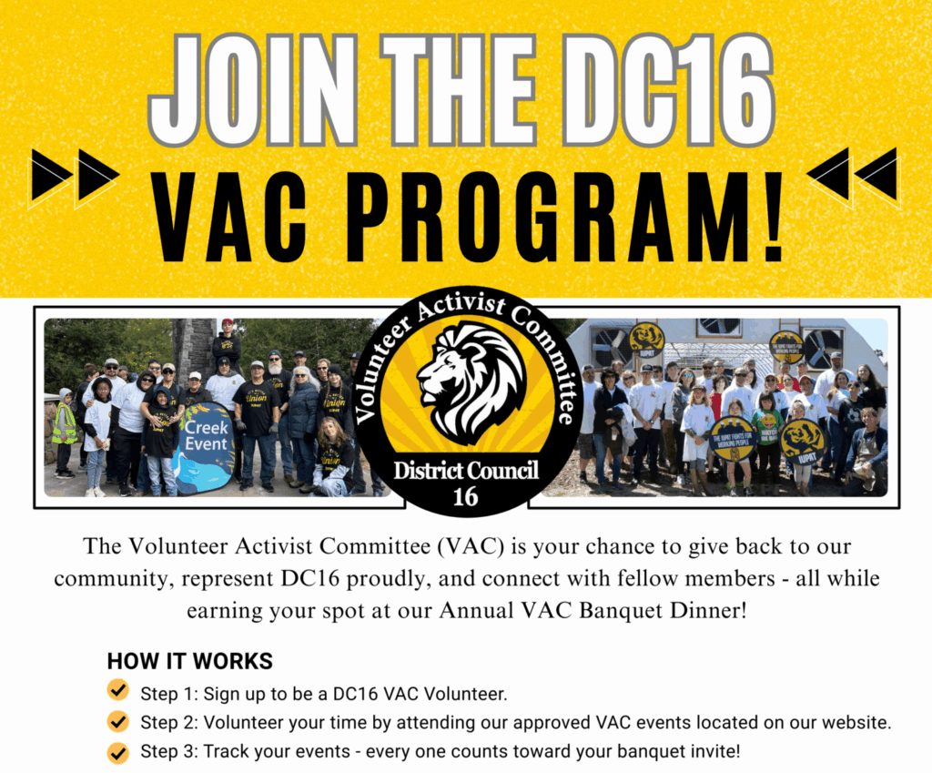 DC16 VAC Program: Building Stronger Communities, Stronger Members